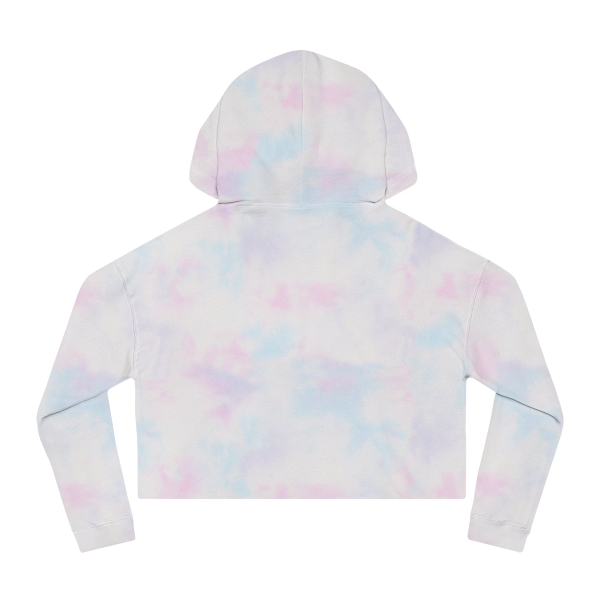 Cropped Hoodie — Purple Anemone Floral Graphic